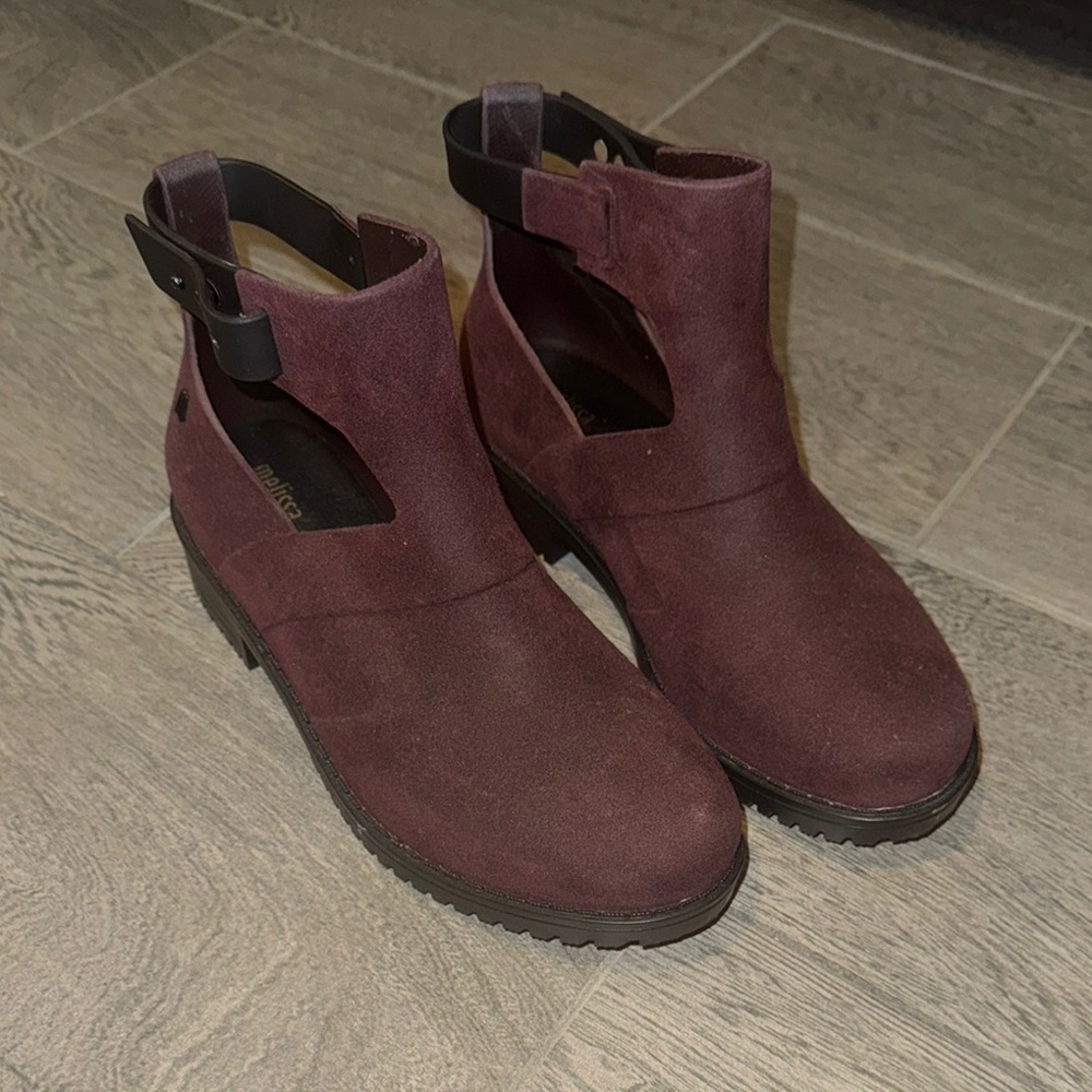Women's Burgundy Ankle Boots